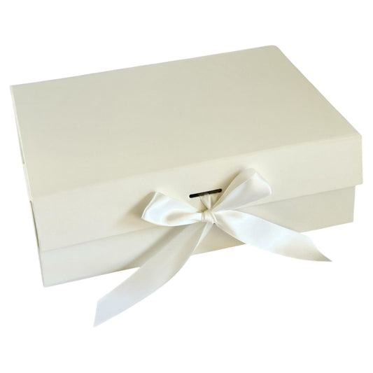 Caja Premium 28x20x9cm Blanco Despegable - COD 640240