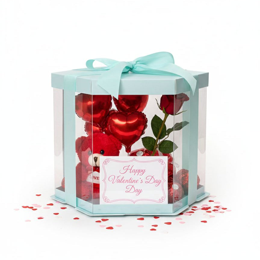 HEXAGONAL 24.5x24.5x18cm TIFFANY - COD 642366