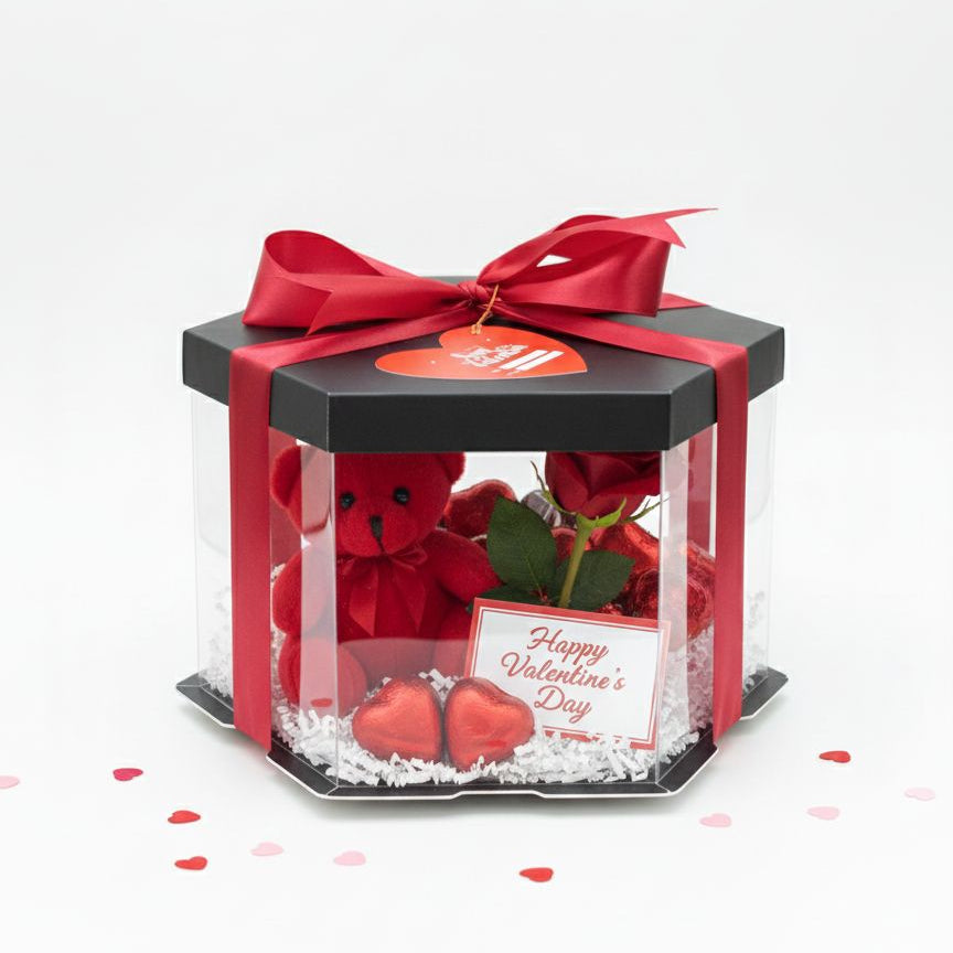 HEXAGONAL 21.5x21.5x16cm NEGRO - COD 642399