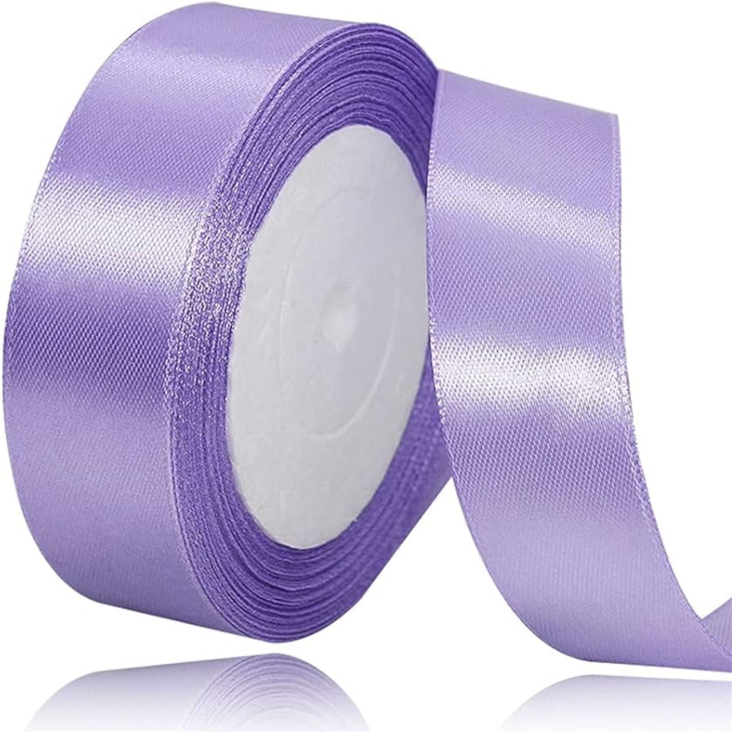 CINTA RASO 2.5CM X 20 METROS LILA CLARO-COD-085