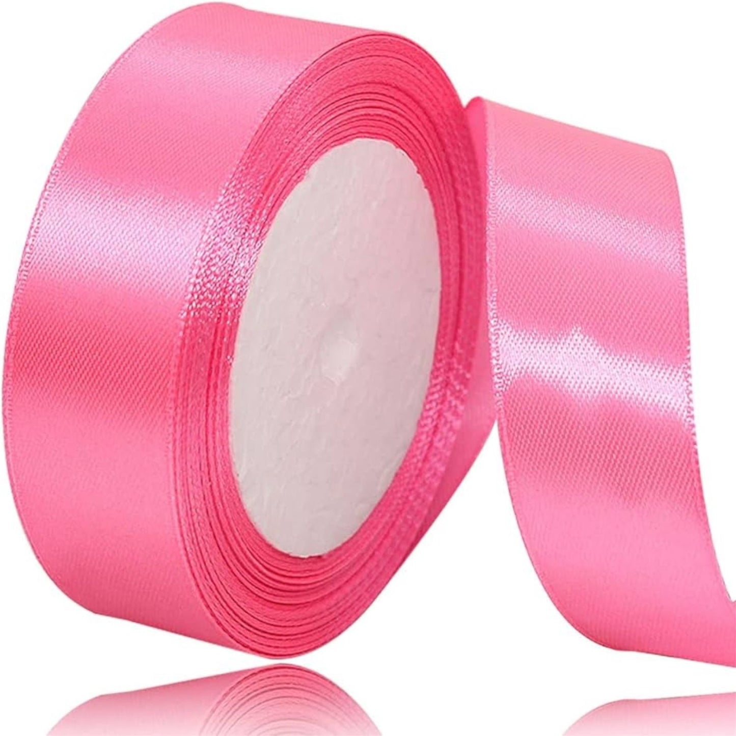 CINTA RASO 2.5CM X 20 METROS FUSCIA CLARO-COD-050