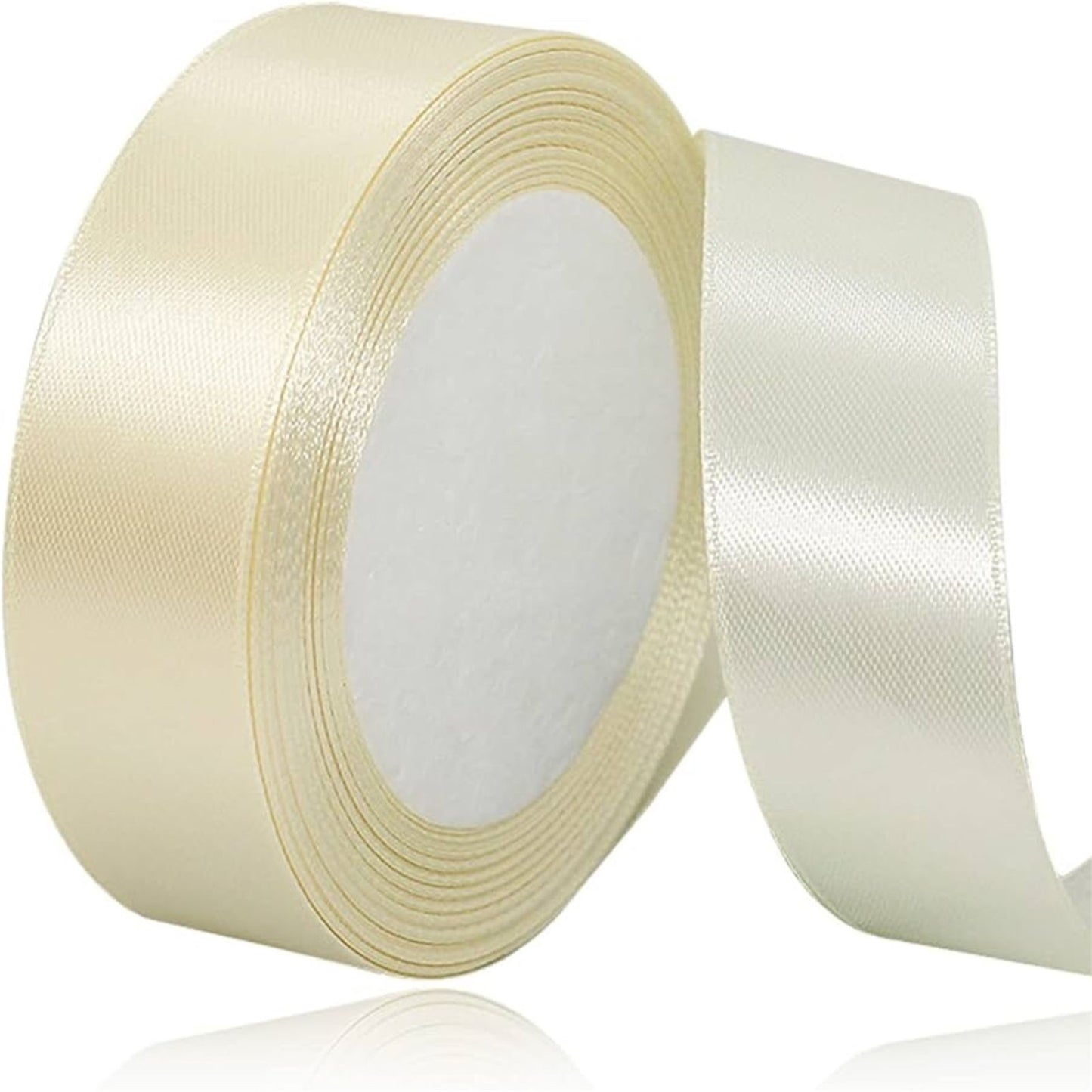 CINTA RASO 2.5CM X 20 METROS BEIGE - COD80