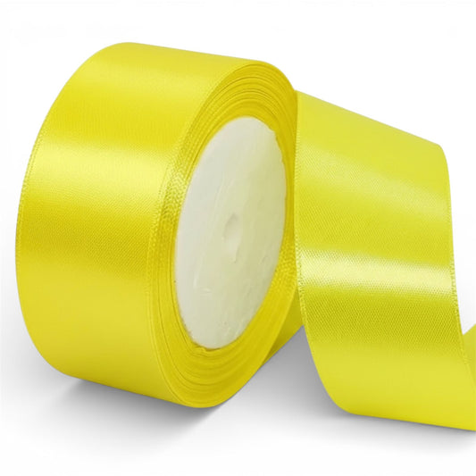 CINTA RASO 4CMX20METROS AMARILLO CLARO-COD-8059
