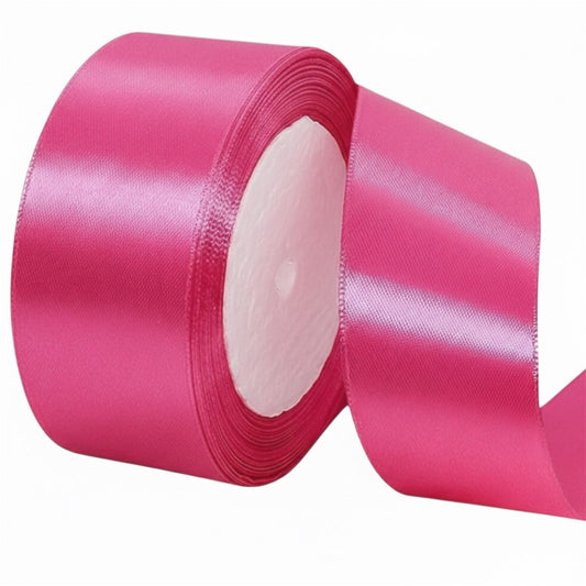 CINTA RASO 4CMX20METROS FUSCIA oscuro -COD-8036