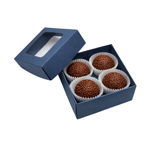 CAJA 7X7X4CM CON VISOR-BOM4V-AZUL MARINO