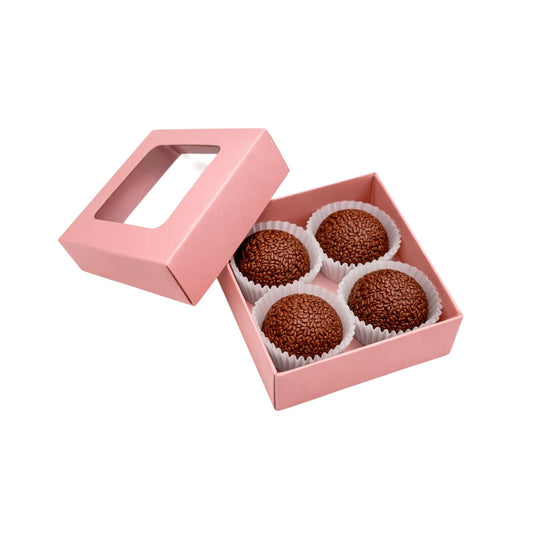 CAJA 7X7X4CM CON VISOR-BOM4V-SALMON