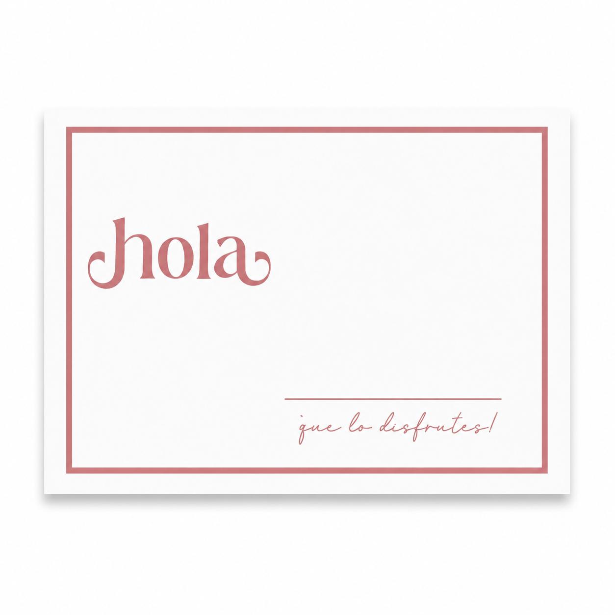 Tags “Hola” - contiene 10 unidades - TAGS.11