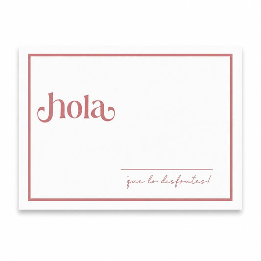 Tags “Hola” - contiene 10 unidades - TAGS.11