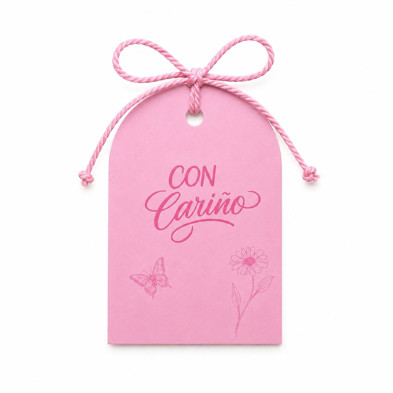 Tags “con cariño” - contiene 10 unidades