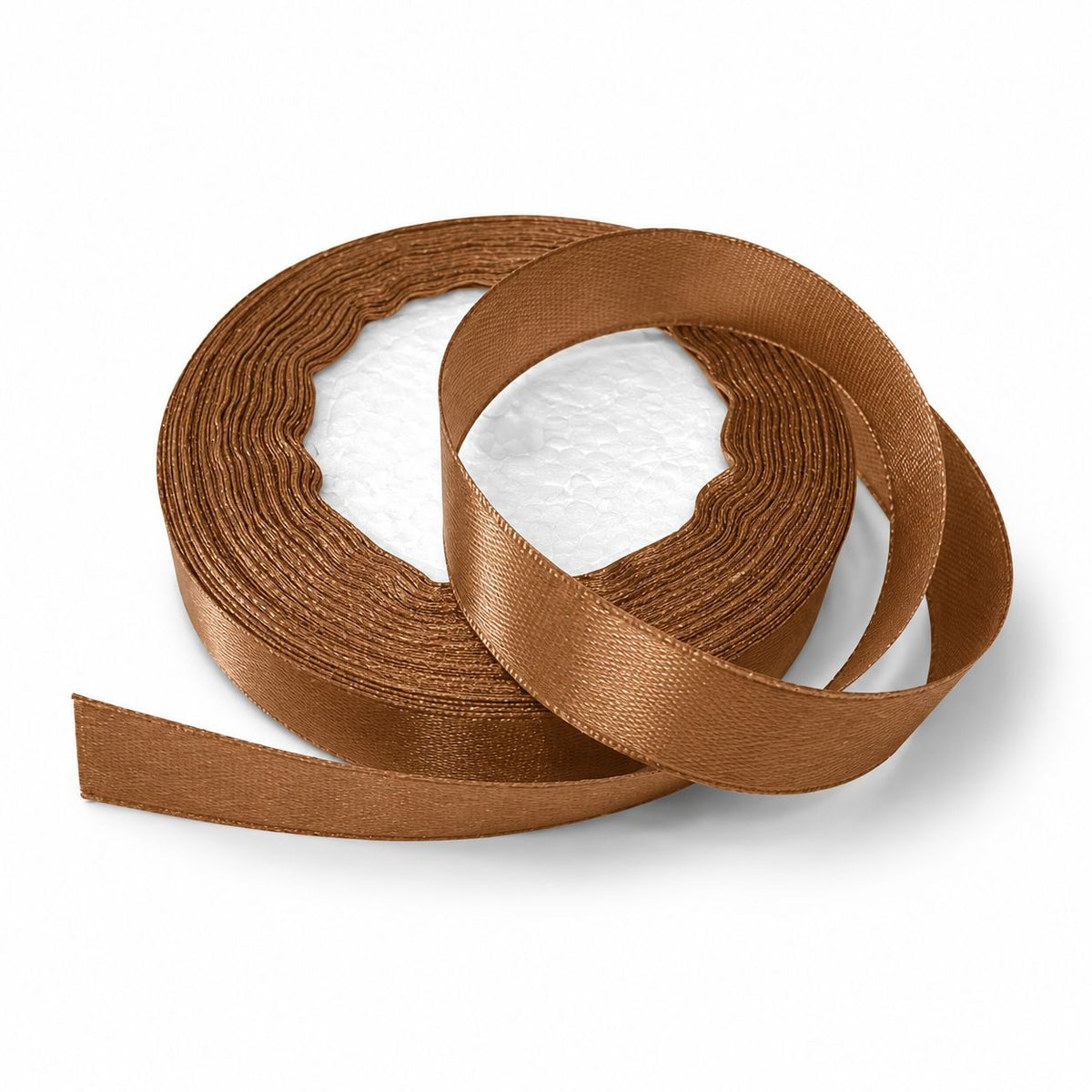CINTA RASO 1.5CM X 20 METROS Marrón Claro