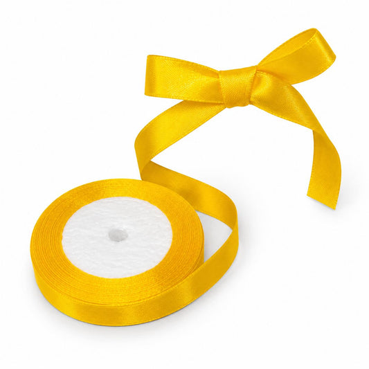 CINTA RASO 1.5CM X 20 METROS amarillo oscuro cod -8066