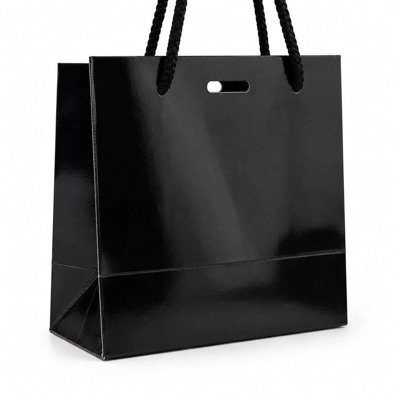 Bolsa Mini 14.5x8x14.5cm negro *BRILLO*