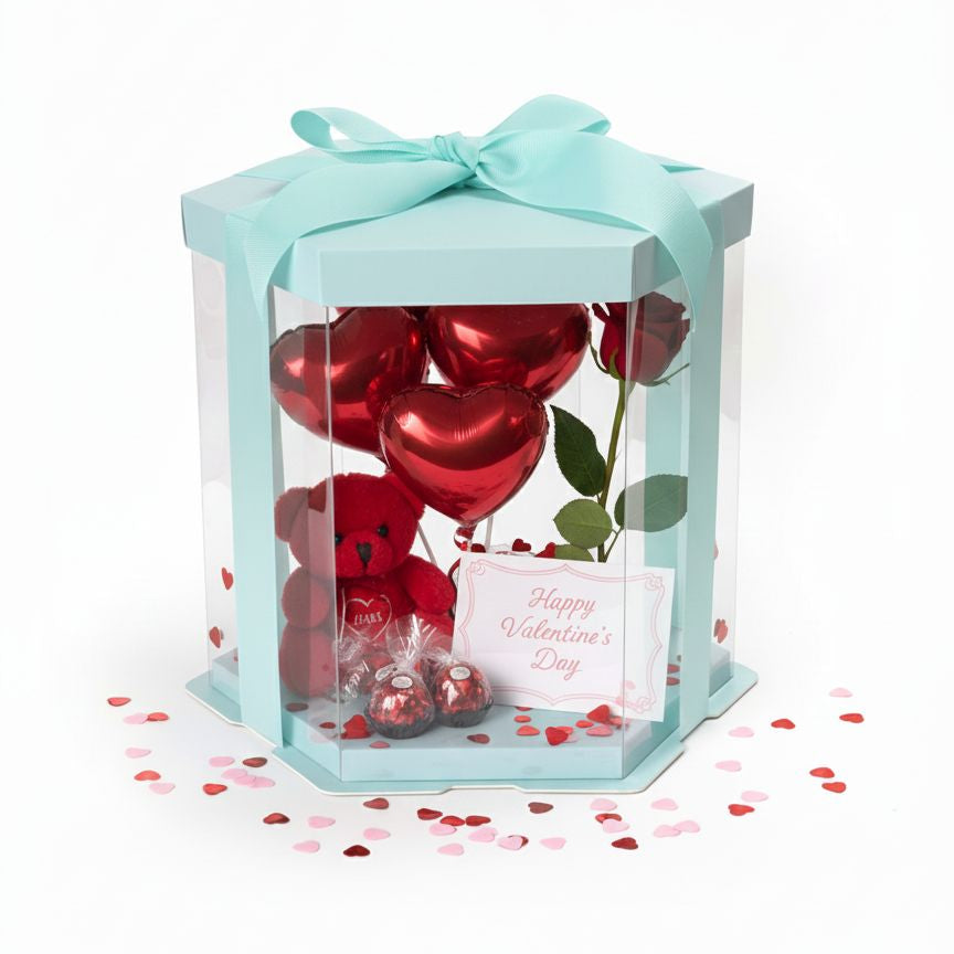 HEXAGONAL 21.5x21.5x23cm TIFFANY - COD 642380