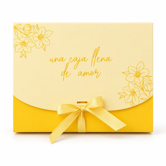 Caja Lazo Amarillo 23x17x7cm - 641882