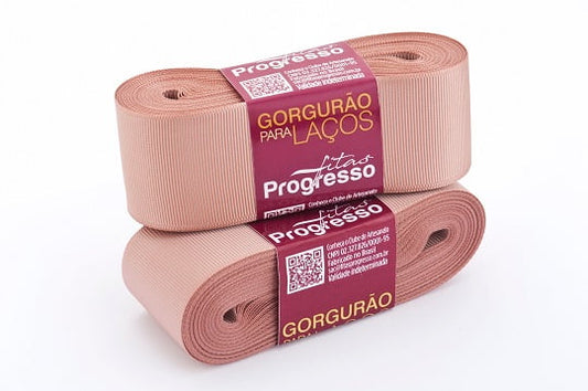Cinta gross 25mm x 10 metros - Color Rosa Viejo - 1143