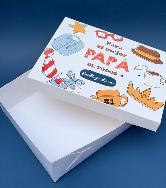 LET12 - Caja Día del Padre 29x22x9cm - COD 639721