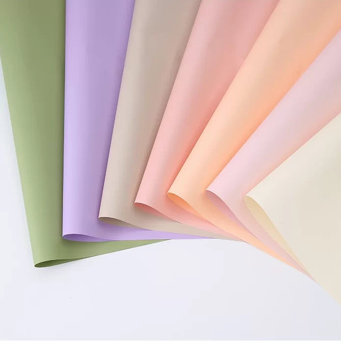 Papel Coreano Impermeable Lisos - 58x58cm - (paq x 20 und)