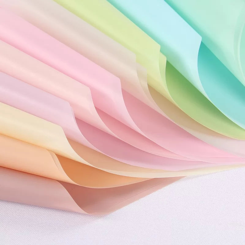 Papel Coreano Impermeable Lisos - 58x58cm - (paq x 20 und)