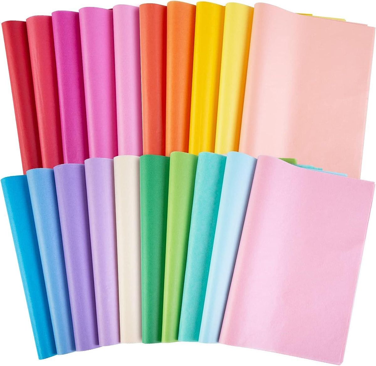 Papel Seda 70x50cm Colores - paquete x 20 unidades
