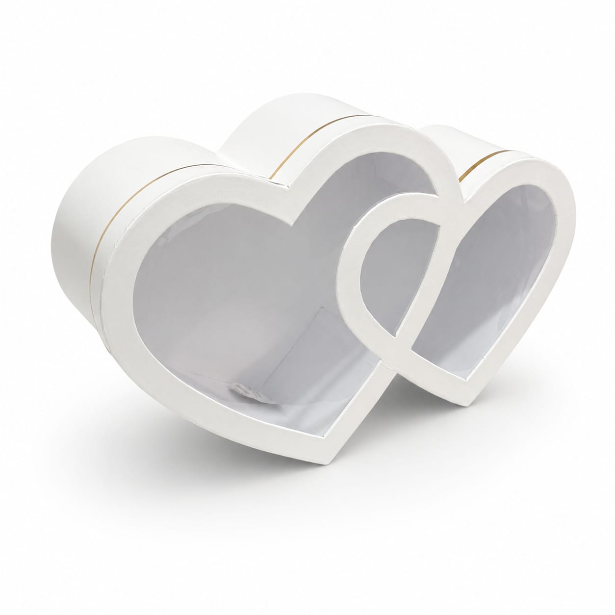 Corazón Doble "G" blanco 38x24.7x11.5cm