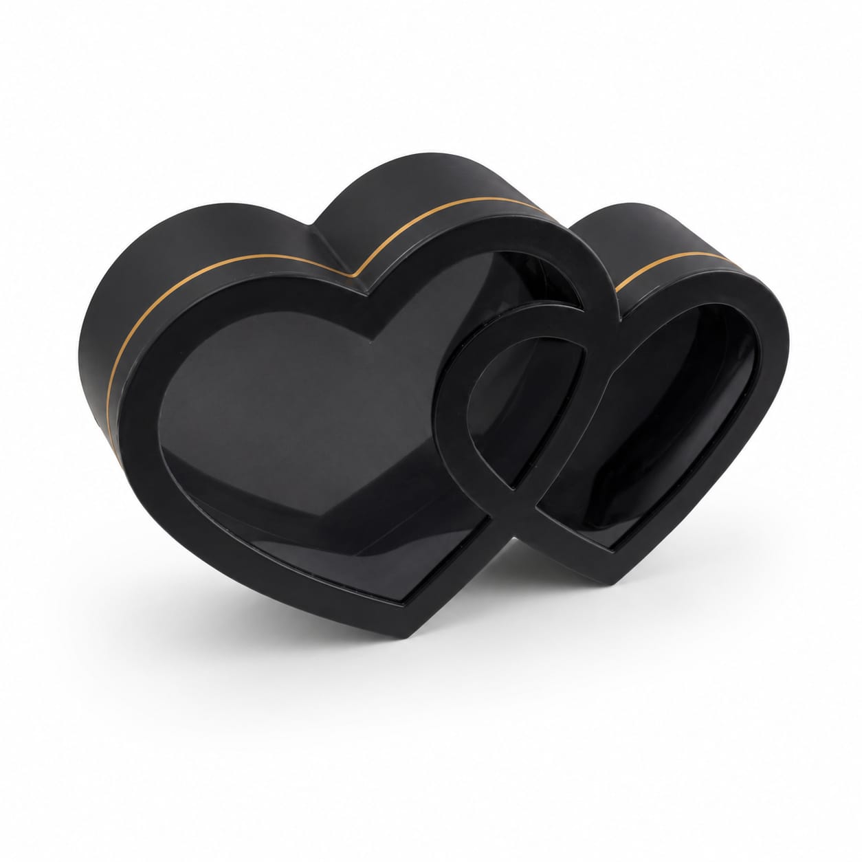 Corazon Doble "G" Negro 38x24.7x11.5cm