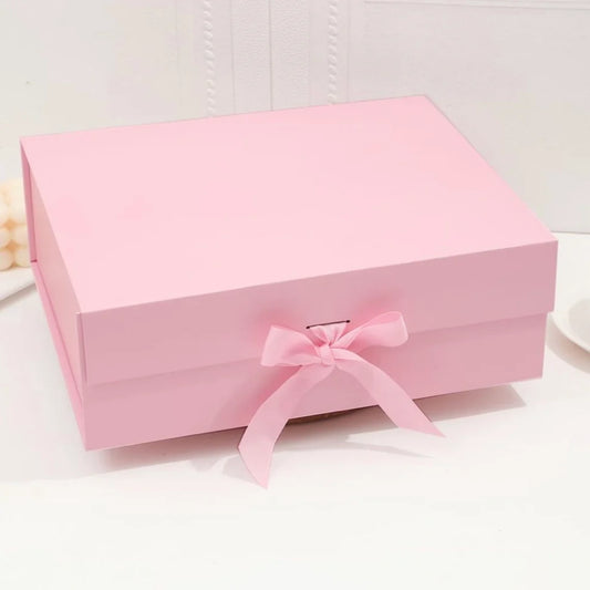 Caja Premium 22.5x16x8.5cm Rosa - Desplegable