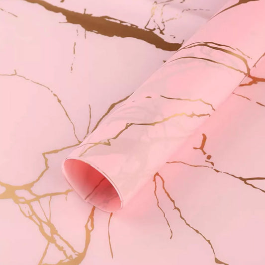 Papel Coreano Marmolado Rosa - 58x58cm - (Paq de 20 unidades)