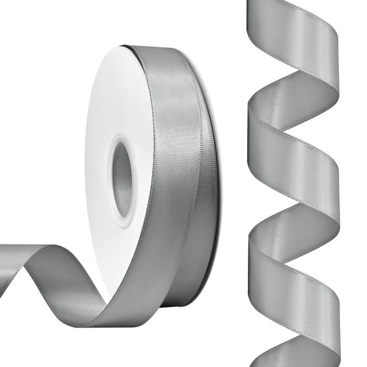 Cinta raso 25mm x 20 metros S59 - Plateado