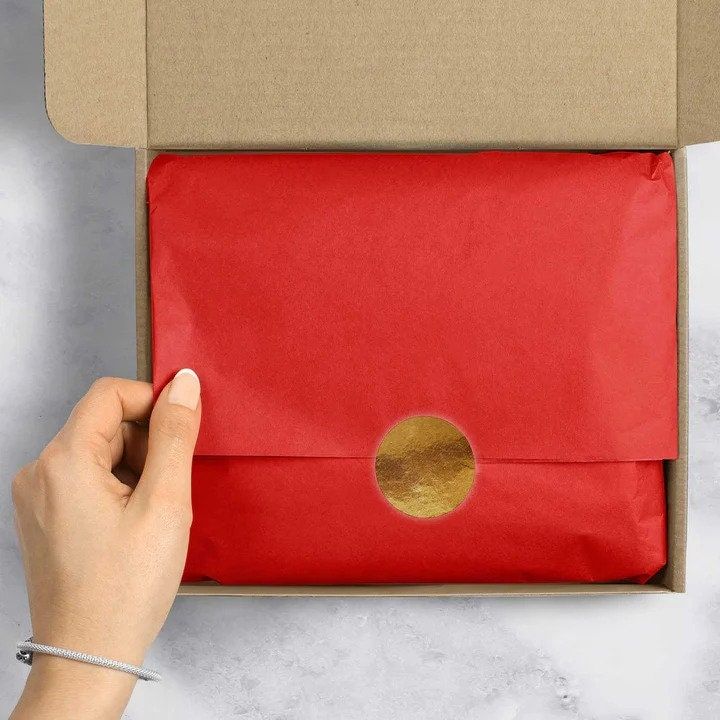 Papel Seda Rojo 70x50cm (contiene x 20 und.)