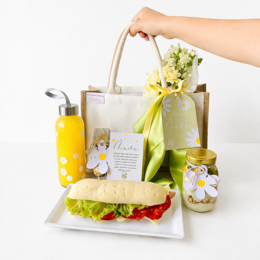Jute Tote Bag DUO – Bolsa de Yute 26x15x27cm