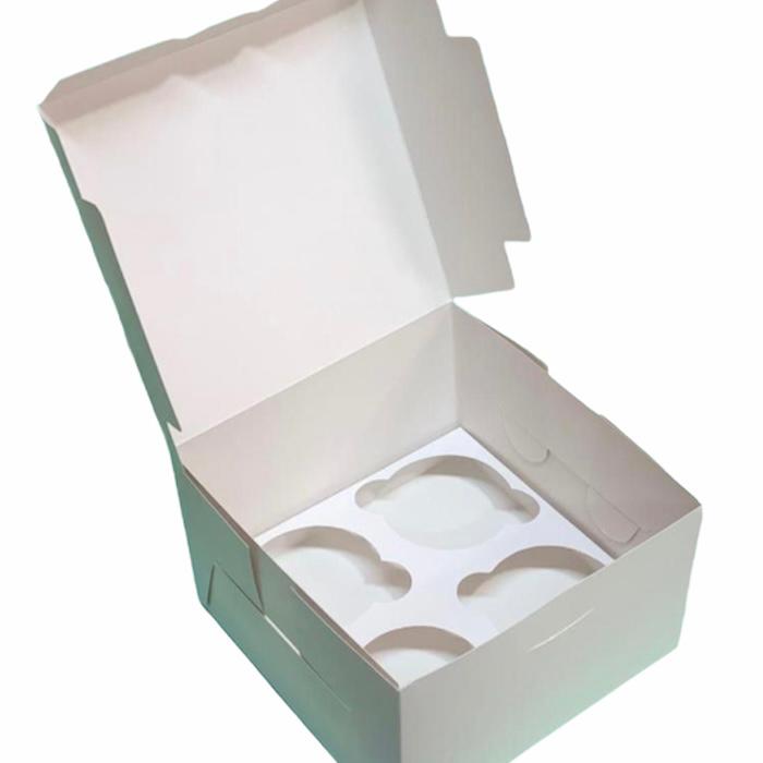 CUP4SVP - Caja para 4 cupcakes sin visor
