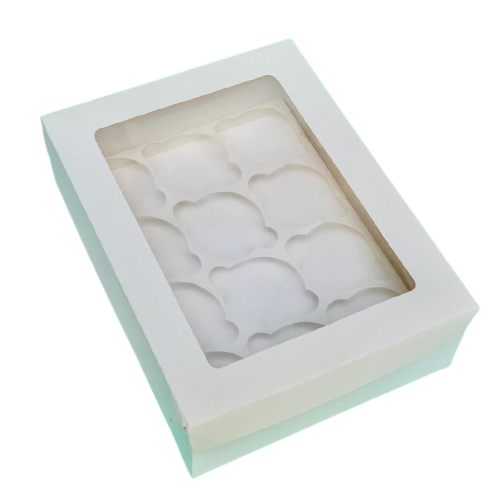 LET12 - Caja 29x22x9cm para 12 cupcakes