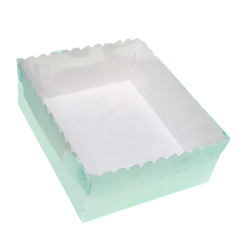 Caja 19.5x16.5x7.5cm con tapa de acetato - VIS2