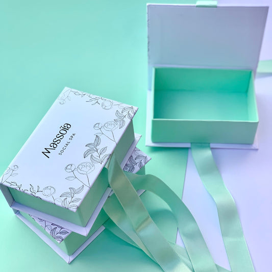 Premium personalizado Massoia Spa Gift Card - 12x8x3cm