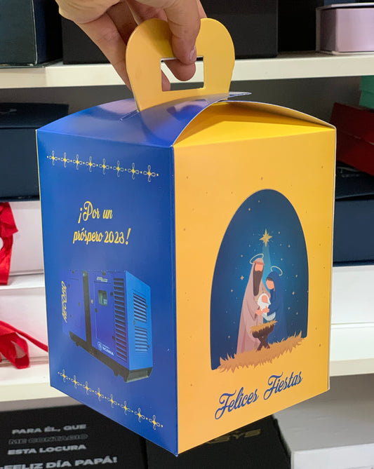Packaging Personalizado Navidad - Caja 13x13x17cm