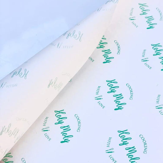 Papel Manteca con logo - 35x35cm