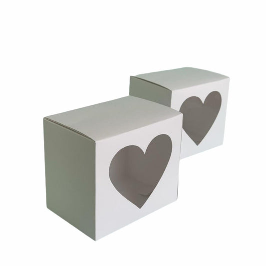 CAJA 11x8x10cm CON VISOR DE CORAZÓN