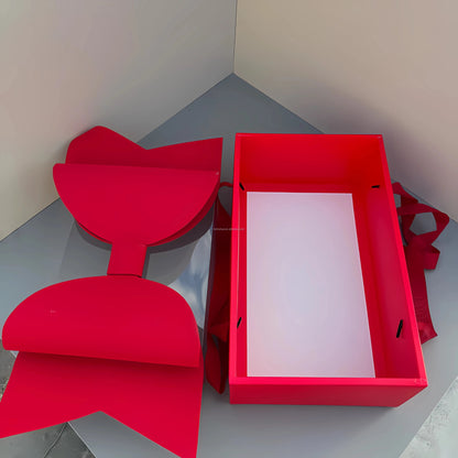 Caja Moño Rojo - 35x21x16.5cm - COD 642299