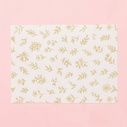 Papel Manteca Limones Dorado 27x40cm (contiene 25 hojas)  - COD 641308