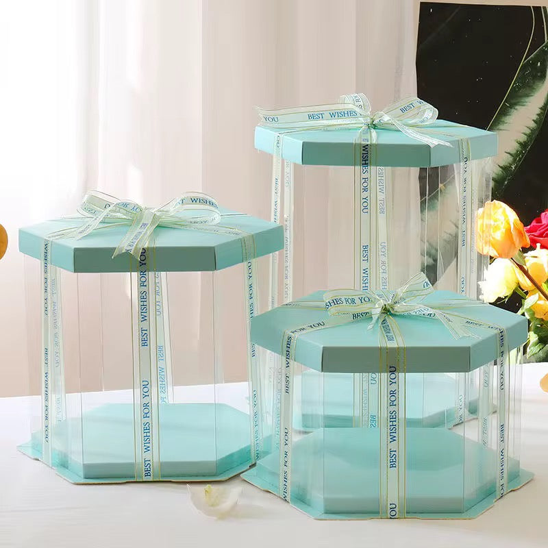 HEXAGONAL 24.5x24.5x18cm TIFFANY - COD 642366