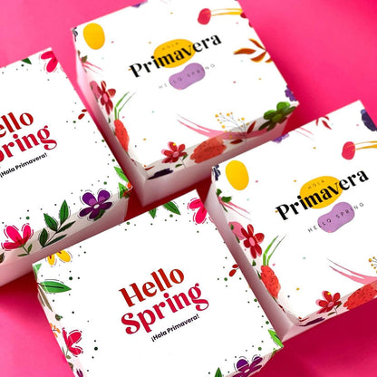 Caja Primavera “Hello Spring” - 15x15x8.5cm