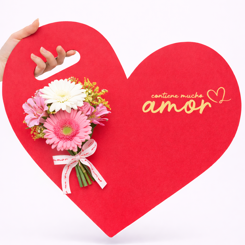 Porta Regalo Corazón Rojo 43cm - COR3.2