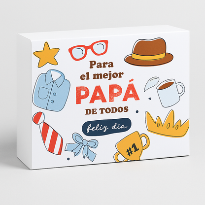 LET12 - Caja Día del Padre 29x22x9cm - COD 639721
