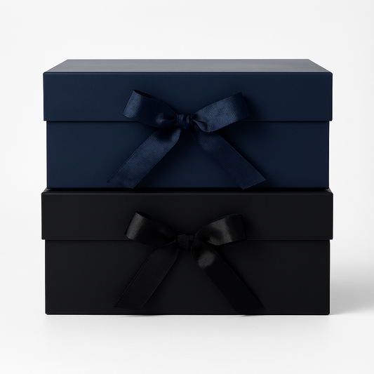 Caja Premium Desplegable Negro - 33x25x12cm