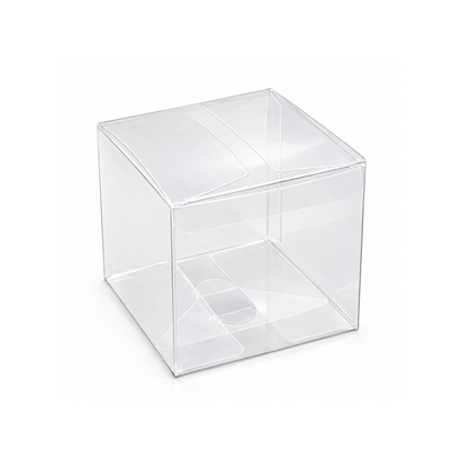 Caja 10x10x10cm Transparente (Paq x 10 und) - 641585