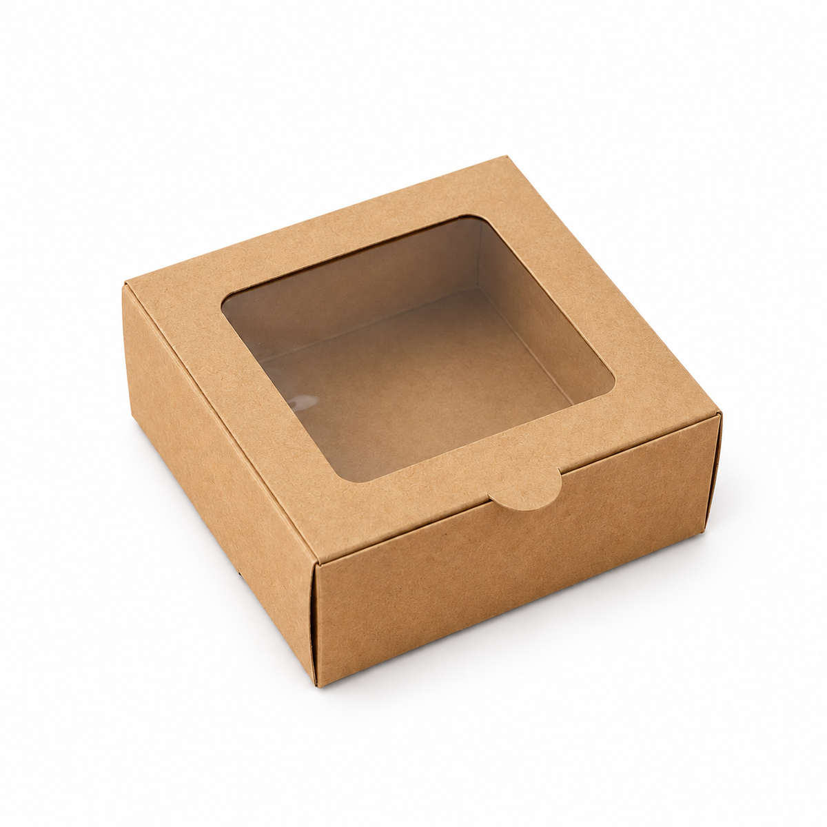CAJA 11x11x4cm CON VISOR KRAFT - 641380