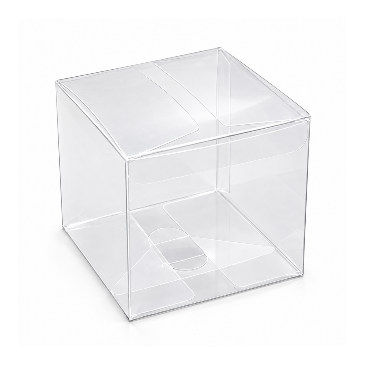 Caja 12x12x12cm Transparente (Paq x 10 und) - 641586