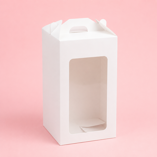 Caja 12x12x22cm con visor - 640632