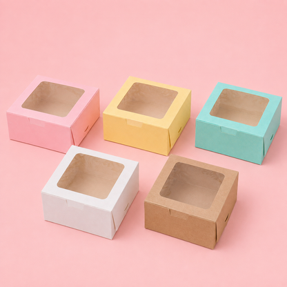 CAJA 12X12X6.5CM CON VISOR