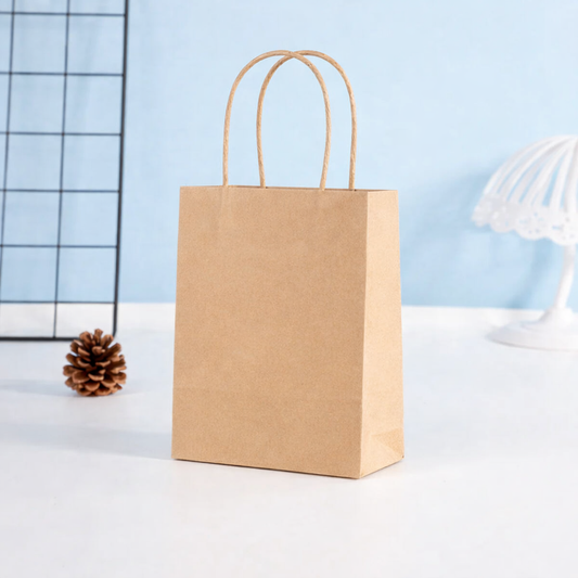 Bolsa en Papel Kraft - 15x8x21 cm